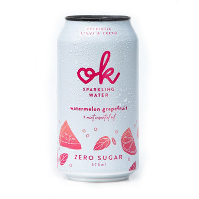 Watermelon Grapefruit Mint - Sparkling Water (box of 16)